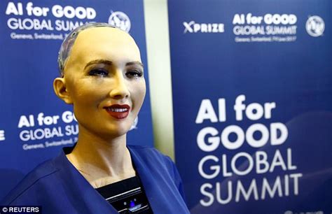 Ai Is Good For The World Insists Sophia Humanoid Robot Daily Mail