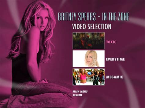 Dvd Collection Britney Spears In The Zone Dual Disc