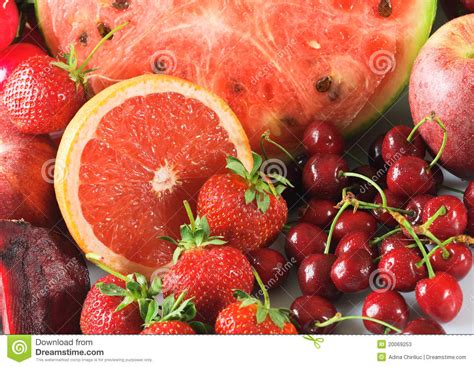 Red Fruits Stock Image Image Of Life Energy Balance 20069253