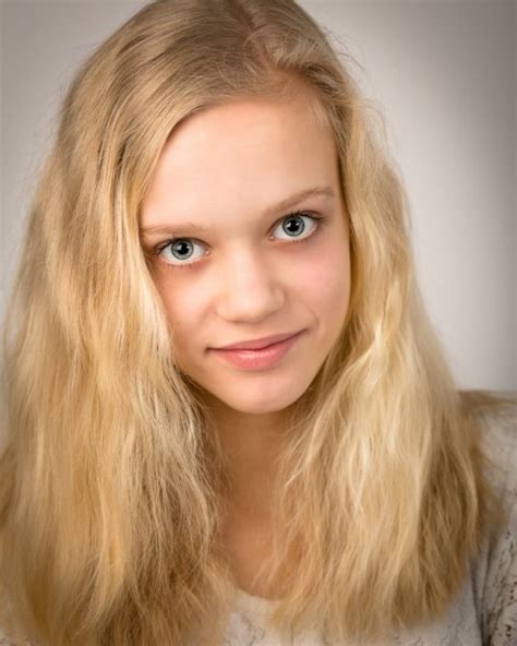 Beautiful Teenage Blond Girl With Long Hair Stock Photo By ©heijo 75835843