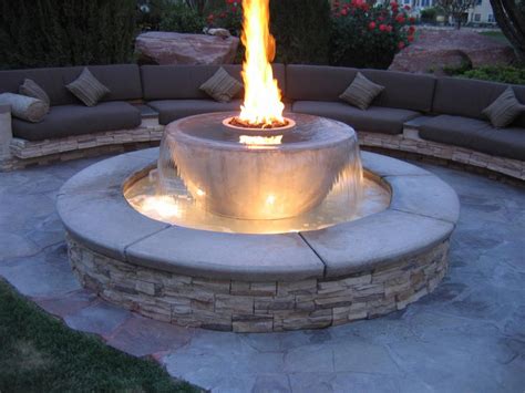 Backyard Fire Pit Or Fountain