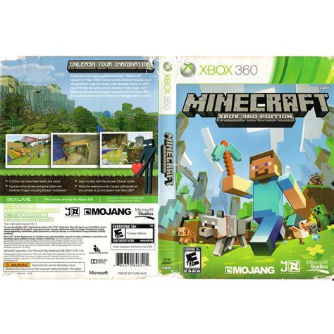 Minecraft Xbox 360 Capa Ubicaciondepersonascdmxgobmx