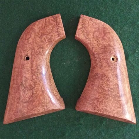 Ruger New Vaquero Extended Xr3 Mesquite Burl Texas Grips