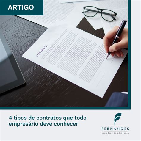 4 Tipos De Contratos Que Todo Empresário Deve Conhecer