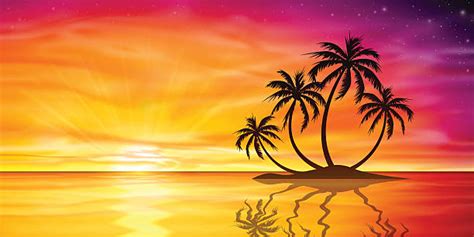 Royalty Free Sunset Clip Art Vector Images And Illustrations Istock