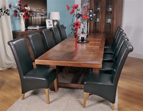 The elegant dina contemporary dining table will help you transform your space into a sophisticated and stylish room. Extra Large Dining Table - Grand Marseille Walnut | Home ...