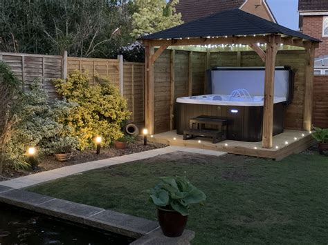 Hot Tub Shelter Ideas Wooden Gazebos Dunster House In Hot