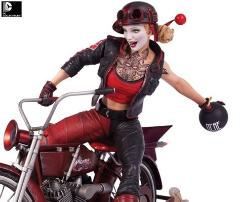 Gotham City Garage Harley Quinn Statue At Mighty Ape Nz
