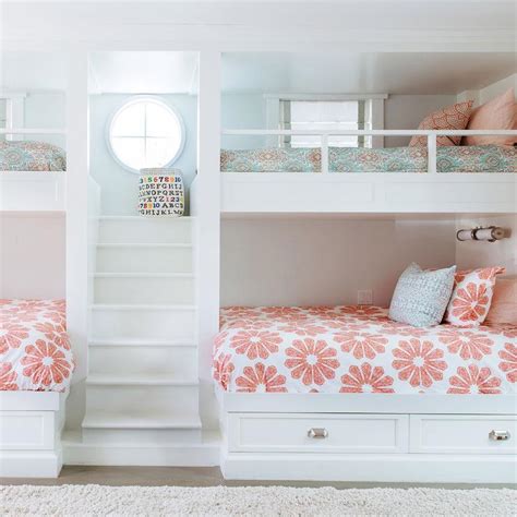 This is another bunk bed that would make most any girl's day. Girls Bunk Beds with Built In Staircase - Transitional ...
