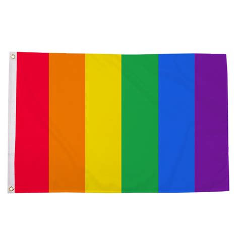 Vertical Rainbow Gay 5ft By 3ft Premium Pride Flag The Pride Shop