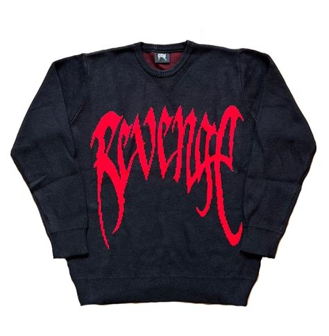 Revenge Knit Logo Sweater Revenge Official Clothing