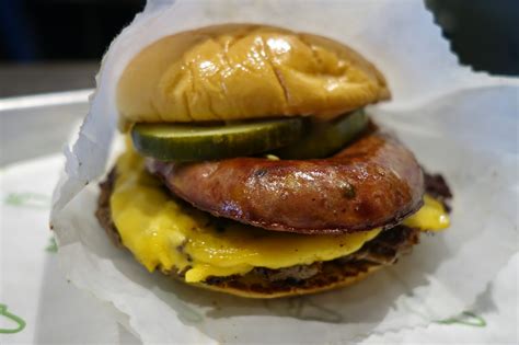 Special Lockhart Link Burger At Shake Shack Popbopshop