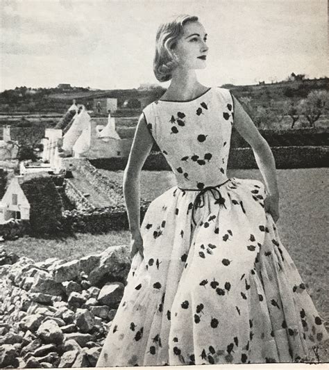 Harpers Bazaar May 1955 By Dress By Carolyn Schnurer Photographed By