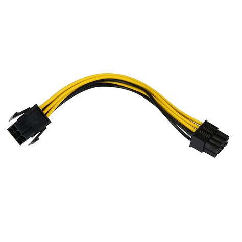 6 Pin To 8 Pin Pci Express Power Converter Cable For Gpu Video Card
