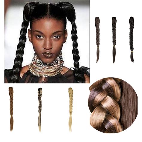 Gather hair at top of head and divide into three sections starting at the hairline, gather enough hair from top of head to start a regular after you've mastered the french braid, try out these three easy braided updo hairstyles. Side Braid Ponytail With Braiding Hair | Nisadaily.com