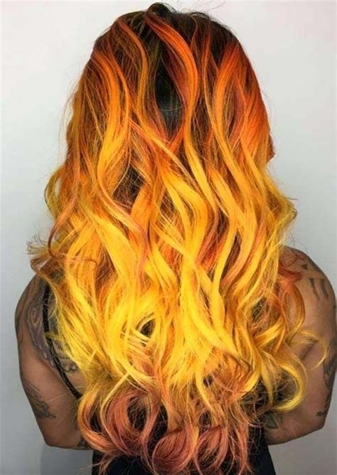 This suggests if you're starting with dark hair color, you'll get to bleach your strands. Burnt Orange Hair Dye Autumn | Orange hair dye, Best hair ...