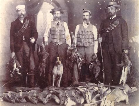 Hunter And Hunted Photographed Early South African Hunting