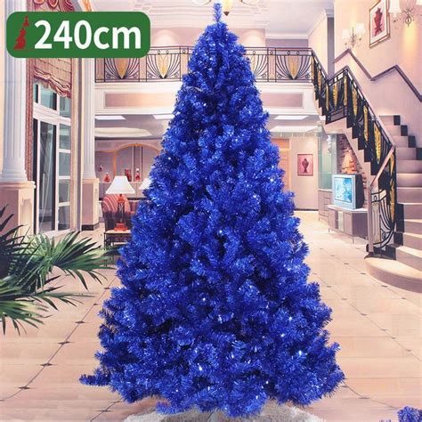 Artificial Christmas Tree Blue Winter Holiday Seasonal Decoration 2 3 4