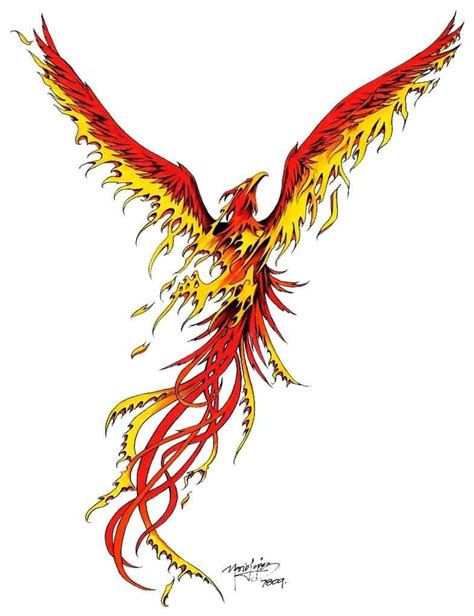 Colorful rising phoenix from the ashes tattoo design for sleeve. Phoenix Tattoos, Designs And Ideas : Page 46 | Diseño del ...