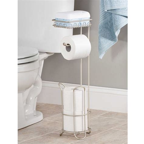 Bamboo collection standing paper towel holder by lipper international. I love that this has a place for your wet wipes! - Erin ...