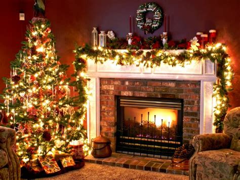 2015 Christmas Fireplace Screensaver Wallpapers Images