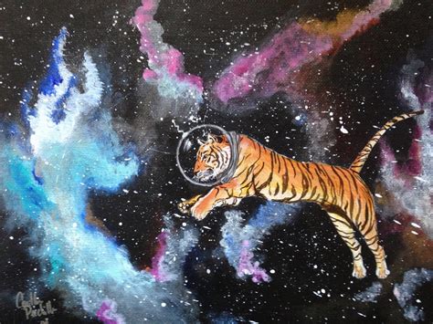 Space Tiger Caitie The Painter