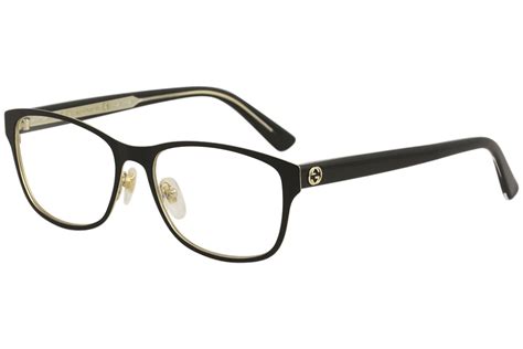 gucci women s eyeglasses gg0304o gg 0304 o 001 black full rim optical frame 53mm ebay
