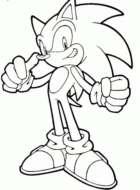Dibujos De Sonic Para Colorear Sonic Para Colorear Dibujos Dibujos
