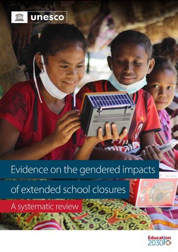 Evidence On The Gendered Impacts Of Extended School Closures A