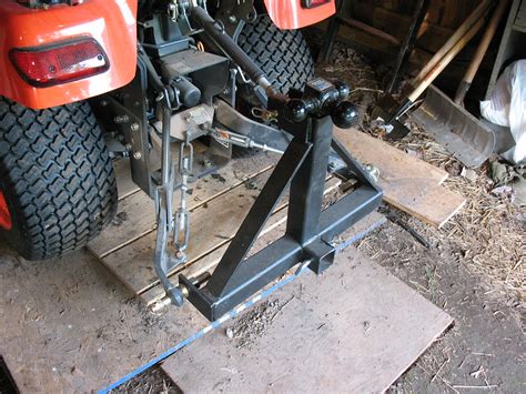 Trailer Hitch Ball On Bx 3 Point Or Drawbar The
