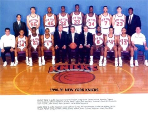 1990 91 New York Knicks 8x10 Team Photo Picture Ny Basketball Nba Ebay