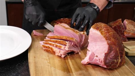 How To Carve A Whole Bone In Ham For Beginners Youtube