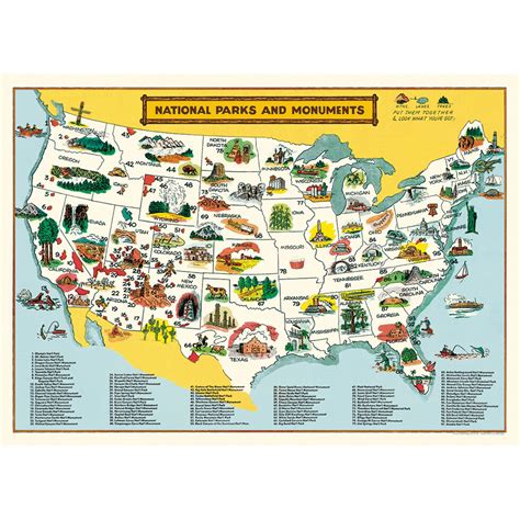 National Parks Map Poster 412