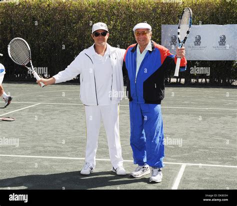 Alejandro Sanz And Tony Bennett Tony Bennetts All Star Tennis Event At