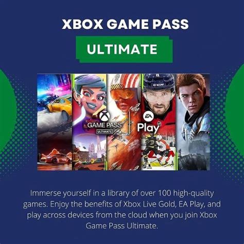 Xbox Game Pass Ultimate 12 Months Subscription Xbox Game Pass Ultimate