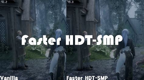 Skyrim Mod I Faster Hdt Smp 8~10 Fps Improvement Youtube