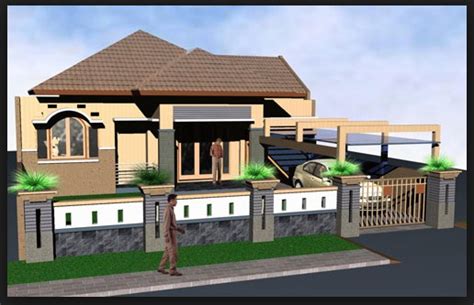 Pagar rumah minimalis sutorejo house. 40 Desain Pagar Rumah Minimalis