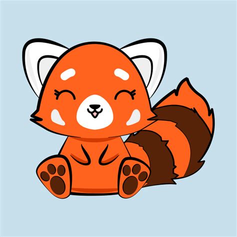 Kawaii Cute Red Panda Red Panda T Shirt Teepublic
