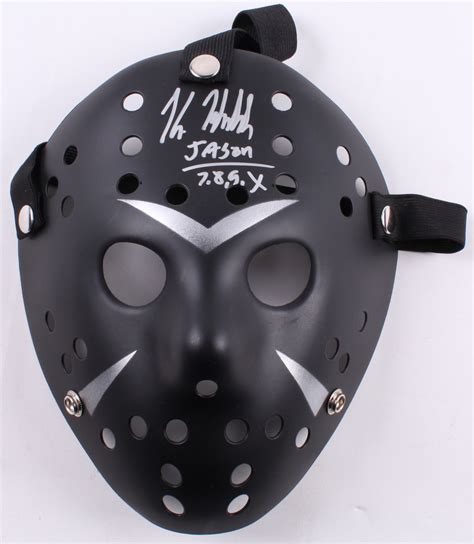 Kane Hodder Signed Friday The 13th Jason Voorhees Mask Inscribed