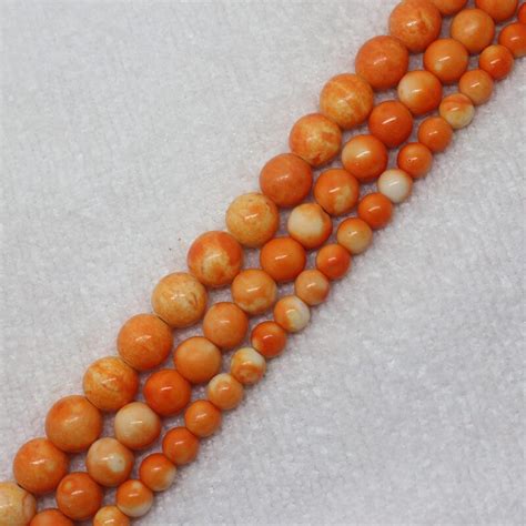 Mini Order Is Mm Orange White Multicolor Snow Jades Stones