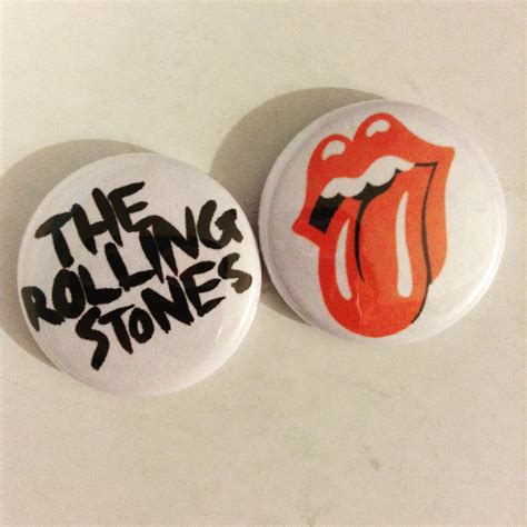 Rolling Stones Pin Button