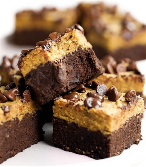 Cookie Dough Brownies Vegan Gluten Free And Sweetened With Dates Nadia