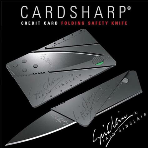 Sinclair Cardsharp Ultra Thin Multipurpose Folding Safety Knife Credit