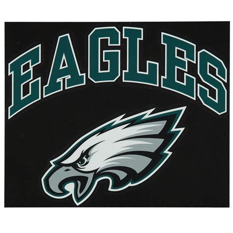 Philadelphia Eagles 8 X 8 Arched Logo Decal