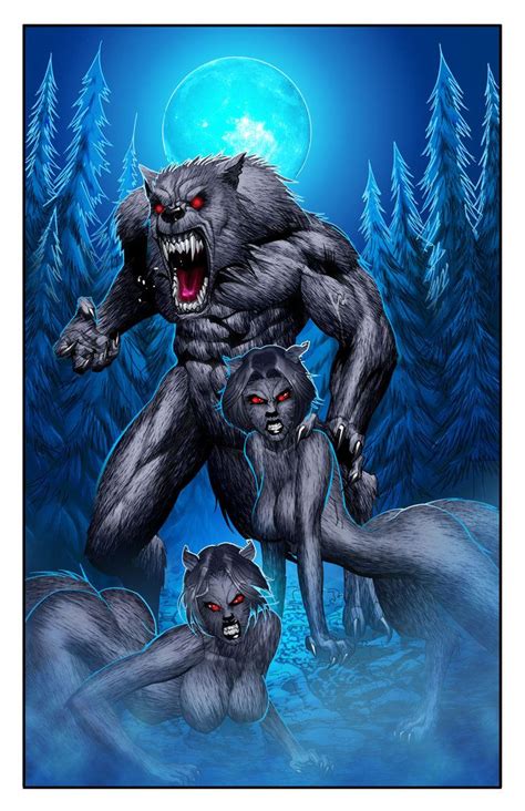 Werewolf And Wife S By Justinblong Dark Fantasy Art Werewolf