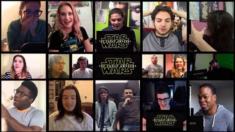 star wars episode vii the force awakens teaser trailer 1 reaction mashup youtube