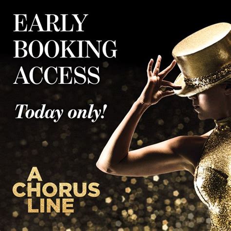Today Only 24 Hour Pre Sale For Tickets To Any Performance Of A Chorus