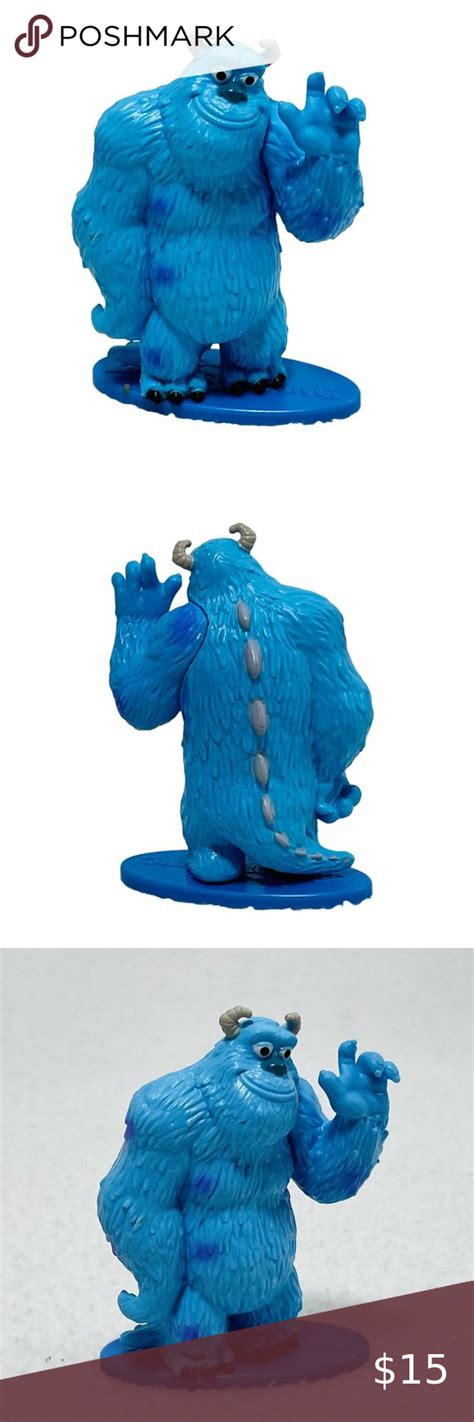 Monster Inc Sullivan Jimmy Sulley Figure Toy 3 Base Disney Pixar