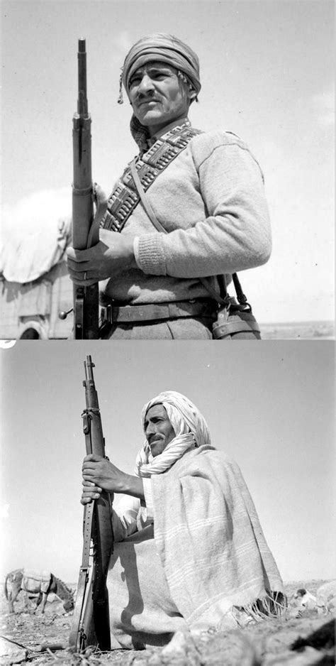 Senussi Libyan Freedom Fighters Against Axis Forces Libya April Libyan Freedom