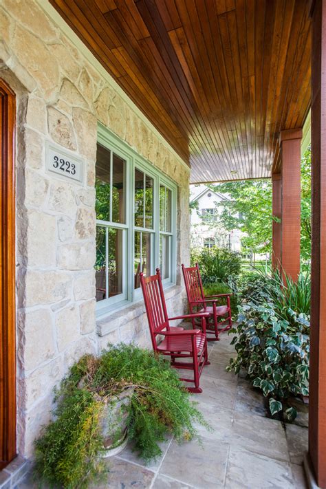 Rooms are large and flow freely into each other, eliminating barriers between. How to Design Front Porch Designs for Ranch Style Homes - HomesFeed